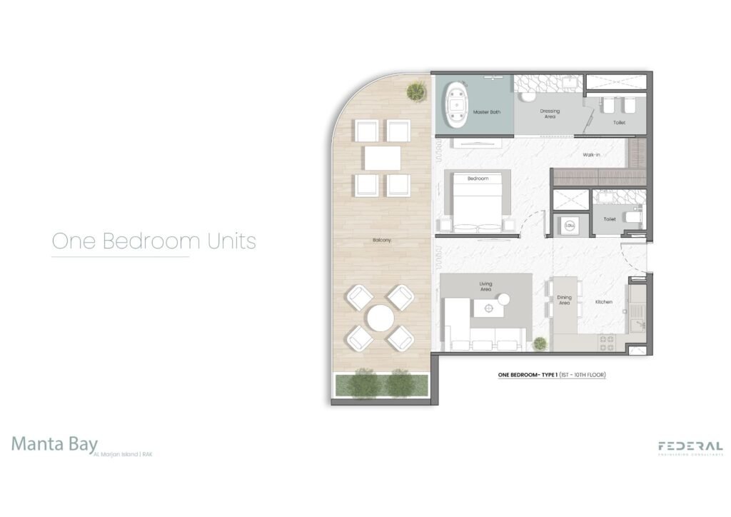 1 Bedroom Plan